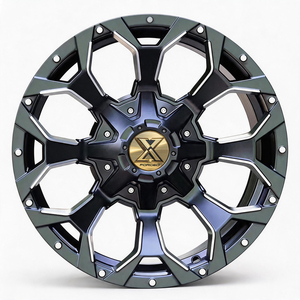 عجلات XJ مقاس <span class=keywords><strong>16</strong></span> 17 18 19 20 بوصة مصبوبة للطرق الوعرة بـ 5 فتحات و6 فتحات، عجلات ألومنيوم مصبوبة لـ BJ40 LC200 LC80 LC79 LX570 Y60 F150 - Product Image 3