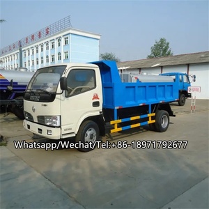 저렴한 가격 Dongfeng 4x2 작은 3.5 톤 덤퍼 덤프 트럭 4x2 5 톤 덤프 트럭 자메이카에서 판매