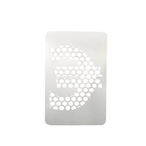 Tarjetas de presentación metálicas personalizables de alta calidad con molinillo, tarjetas de presentación metálicas al por mayor - Product Image 2