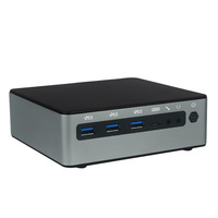 Mini PC NUC Ultra 7 155U de Última Generación (14ª Gen) con 8K, 3 Puertos de Pantalla, 12 Núcleos a 4.8GHz, 2 Puertos RJ45 LAN, Windows 11, Linux, DDR5