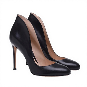 Nuevo Diseño de Zapatos de Tacón Alto para Oficina, Zapatos Oxford de Primavera con Tacón Delgado de Cuero Genuino para Mujer, Zapatos de Tacón Deslizantes, Resistentes y a la Moda - Product Image 3