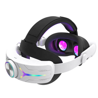 Kualitas Terbaik 12000mAh pengisian tali kepala aksesoris VR untuk logam Quest 3 /Quest 3S Headset VR