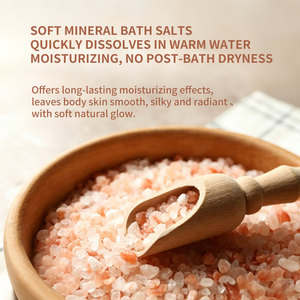 Gommages corporels véganes OEM/ODM, sels de bain naturels de la mer Morte, sans cruauté, contient des pétales - Product Image 5