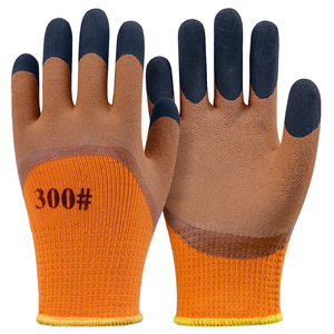 Thickened <b>Warm</b> Fleece Lined <b>Work</b> <b>Gloves</b> With Anti Slip Texture For Cold Storage And Construction Sites - Product Image 3