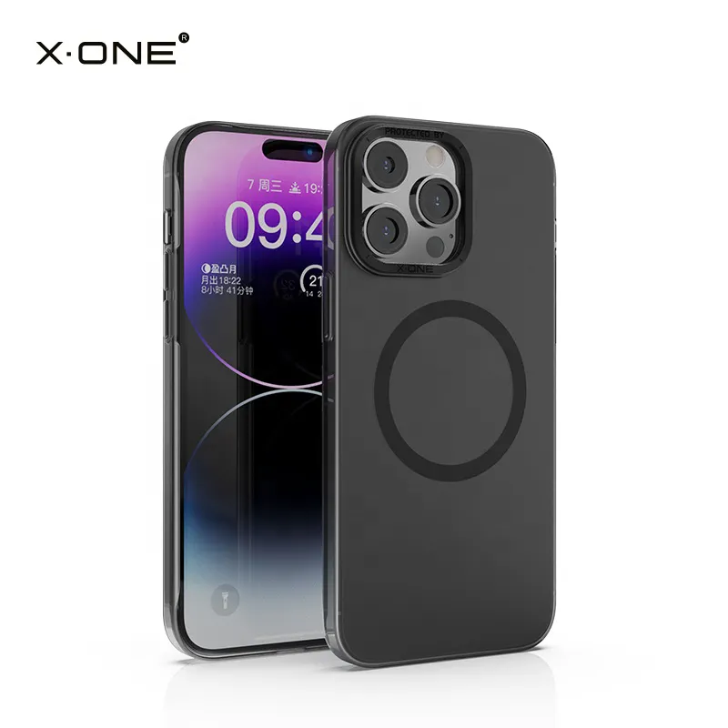 X-ONE gebrandmarkt Neue Telefon hülle 2023 Transparente Matti erte Magnetische Handy hülle Für iPhone 14 Pro Max Handy hülle