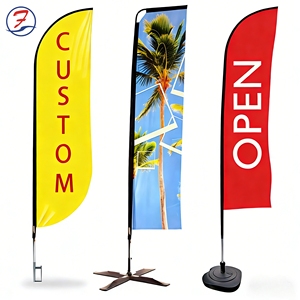 Personaliza tu Bandera de Playa con Diseño y Logotipo para Uso en Agencias de Automoción y <span class=keywords><strong>Viajes</strong></span> - Product Image 3