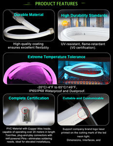 Néon Led Bande Lampe Luces SmartLetter <span class=keywords><strong>Corde</strong></span> 5050 Led Bande Néon Lumière 100m Ip65 4000k Néon Rgbic Haute Tension Led Bande Lumière - Product Image 3