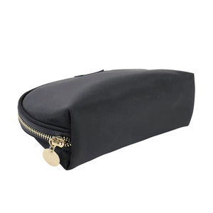 Gold Metal Zipper Logo Cotton Canvas Travel <b>Case</b> for Women BSCI Factory Custom RPET Nylon Lady Style Senda <b>Makeup</b> Bag - Product Image 5