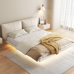 <span class=keywords><strong>Mobili</strong></span> per <span class=keywords><strong>camera</strong></span> <span class=keywords><strong>da</strong></span> <span class=keywords><strong>letto</strong></span> Premium di lusso <span class=keywords><strong>letto</strong></span> sospeso struttura in legno massello <span class=keywords><strong>letto</strong></span> imbottito in pelle King Size - Product Image 3