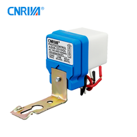 CNRIYA 10A AC 220V Saklar Lampu Jalan Otomatis Nyala/Mati dengan Sensor Kontrol Foto IP54/IP44 Tunda 5S/10S