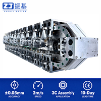 Transportador de Riel Circular para Pruebas y Ensamblaje de Productos 3C - Velocidad Variable 0-3m/s, Control PLC/MES, Certificado CE, Se Acepta OEM