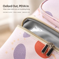 Sac isotherme pour lait maternel personnalisé OEM ODM sous marque privée en tissu Oxford avec doublure PEVA, sac à bandoulière pour maman, vente en gros