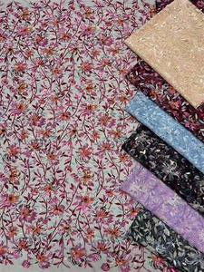 EN Stock en gros brillant perlé broderie 3D paillettes dentelle tissus pour vêtements de mariée personnalisé coloré Tube Sequin Tulle tissu - Product Image 5