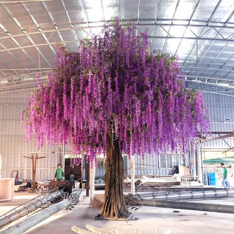 Large Artificial Oak Tree Branches for Indoor Decoration | Customized ...