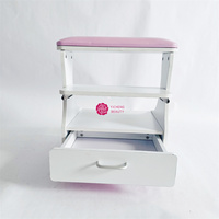 Yicheng beauté gros tabouret de pédicure repose-pieds pédicure manucure meubles Salon chariot à ongles chariot bain de pieds tabouret avec roues
