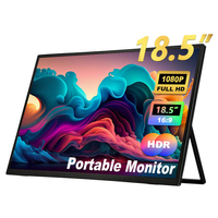 Moniteur portable USB IPS FHD 1080P de 18,5 pouces pour ordinateur portable, moniteur portable mobile