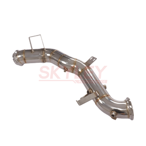 SKYLEY  Downpipes d'échappement Performance T304 pour Mercedes Benz C43 <span class=keywords><strong>C63</strong></span> GLC43 AMG W206 2.0T <span class=keywords><strong>S</strong></span> E V4 M139 2024 Downpipe droit - Product Image 5