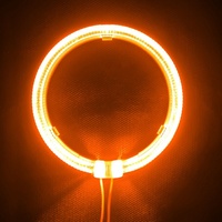 Nouvelles feux de jour à LED Sanvi Auto Angel Eye 80 mm 95 mm 6000 K 5000 lumens, lentille xénon 25 W 12 V D1R, ajustement universel