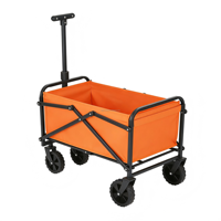 Chariot de camping pliable, mini chariot de courses d'extérieur