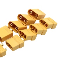 Connecteur banane XT90 mâle et femelle pour batterie Lipo RC, plaqué or, lot de 10
