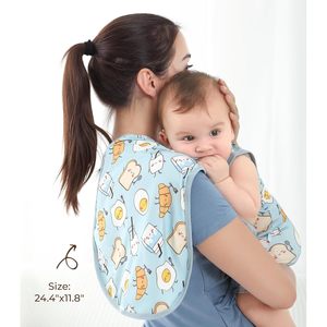 Paños de eructo personalizados para bebé, paquete de 3, tela de viscosa extra absorbente, estampada, toalla de tela de rizo unisex para bebé - Product Image 3