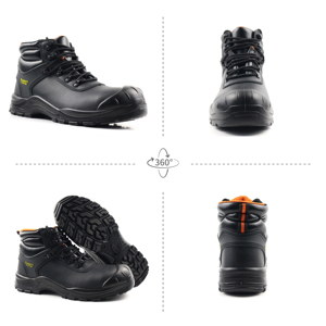 Nuove <span class=keywords><strong>Scarpe</strong></span> <span class=keywords><strong>Antinfortunistiche</strong></span> da Lavoro in Vera Pelle Impermeabile Antiscivolo per <span class=keywords><strong>Uomo</strong></span>, Stivali di Sicurezza con Punta in Acciaio - Product Image 2