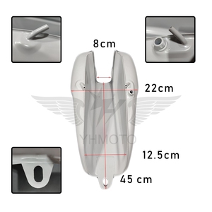 Réservoir de carburant rétro pour moto Simson SR4-3 Sperber SR4-4 Habicht pour tuning de l'Allemagne de l'Ouest - Product Image 3