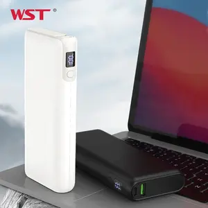 WST 2024 트렌드 제품 신상품 핫 세일 65W PD 노트북 디지털 디스플레이 전원 은행 20000mah 고속 충전