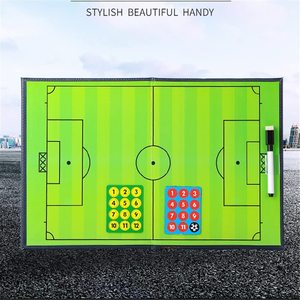 Articles de sport Premium Double face pliable Roll-Up Play Calling Clipboard Futsal Football Soccer Tactical Board - Product Image 5
