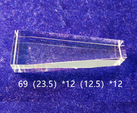 Fabricant personnalisé tige de guidage de lumière à quatre côtés verre optique prisme cône traitement tige de guidage de lumière lentille carrée