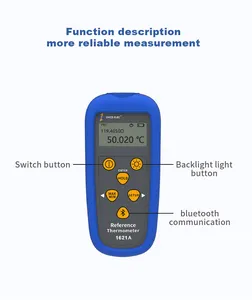 Calibrador de temperatura de lectura de termómetro de mano de referencia de calibración de uso Industrial de buena calidad