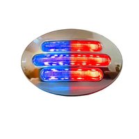 Feux de gabarit à double couleur 12V 10 LED pour travaux automobiles, utilitaire, plateau plat, camion semi-remorque, camping-car, remorque