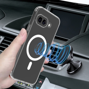 Funda Transparente de TPU y PC Rígida con Cubierta Trasera Magnética para <span class=keywords><strong>Google</strong></span> Pixel 9A, Novedad 2024 - Product Image 2
