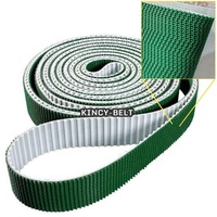 Correa de distribución T5/T9/T10/T20 con revestimiento de PU,PVC, APL, fieltro, goma, espuma, silicona PU/poliuretano