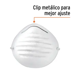 Maschere facciali a guscio di trupper respiratori e maschere in scatola da 50 pezzi - Product Image 2