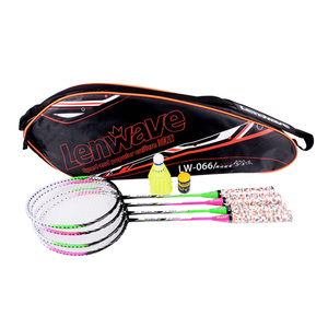 Vợt Cầu Lông Bộ 4 Cho Các Trò Chơi Sân Sau Ngoài Trời, Bao Gồm 4 Vợt, 3 Quả Cầu Lông, 2 Băng Kẹp Thay Thế 1 Túi - Product Image 3