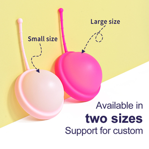 Großhandel 100% medizinische Qualität Silikon OEM Menstruation scheibe Wieder verwendbare benutzer definierte Verpackung für Frauen Zeitraum - Product Image 3