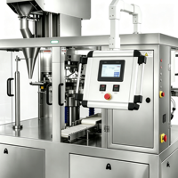 Machine d'emballage automatique horizontale pour sachets préformés, pour dattes séchées et fruits secs mélangés