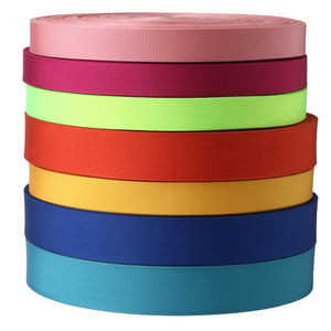 1 Zoll breit gestreifte gerillte Polypropylen/<span class=keywords><strong>PP</strong></span> Gurtband gestickte Hersteller Großhandel - Product Image 2