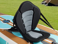 Chaise de plage gonflable en tissu EVA avec coussin, dossier amovible, convertible en planche de surf, siège de luxe pour l'extérieur