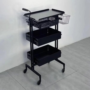 Nouvelle charrette de salon pliable, armoire à outils pour salon de coiffure, chariot roulant pour permanente et coloration, pour salon de coiffure et barbier - Product Image 6