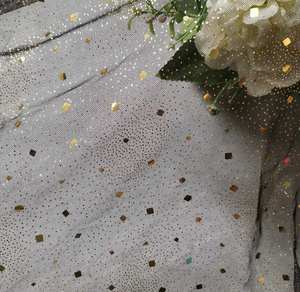 YANHUATANG vente chaude imprimé maille Non élastique hexagonal Netbottom Tulle Gol Plu taille carrée poinçonnage <span class=keywords><strong>Guz</strong></span> tissu doublure carré - Product Image 3