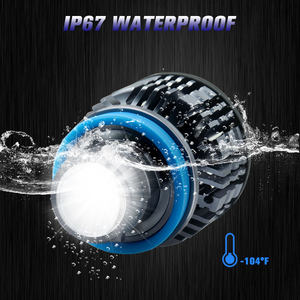 Proyector LED faro lente led luces antiniebla blanco amarillo verde H7 LED faro bombilla H11 9005 focos LED faros luces LED para coche - Product Image 6