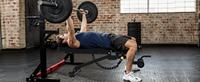 Équipement d'haltérophilie multifonctionnel pour la gymnastique à domicile Bancs et supports en acier pour haltères d'entraînement Banc de musculation réglable Presse