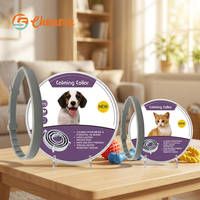 Collier apaisant CHANSON en gros pour chats et chiens, à ingrédients naturels, réglable, à la lavande, pour réduire l'anxiété et favoriser le calme