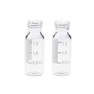 2ml Glass Vial Clear Glass With Label Lab Test 2ml GC Vial HPLC