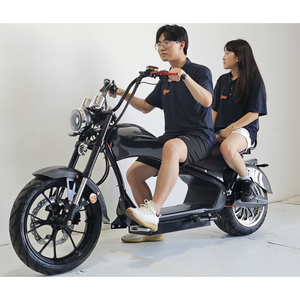 Moped Elettrico con Pneumatici Larghi da 17 Pollici, 3 Velocità, Omologato DOT ed EEC, Stile <span class=keywords><strong>Chopper</strong></span> Citycoco, 2 Posti, Disponibile in Magazzino USA - Product Image 5