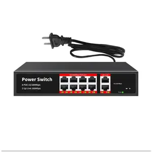 Unmanaged 10/100/1000poe Switch All-in-one Machine 8+2 For Monitoring Equipment Network Equipment