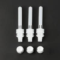Tube en plastique À Vis Bouteille de Médicament Liquide 8.6mm Bouchon de Bec, Tube à Essai Avec Bouchon À Vis