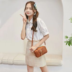 Sac à bandoulière confortable pour femme en PU, motif à motifs, pratique pour l'hiver, le printemps, l'été et l'automne - Product Image 6